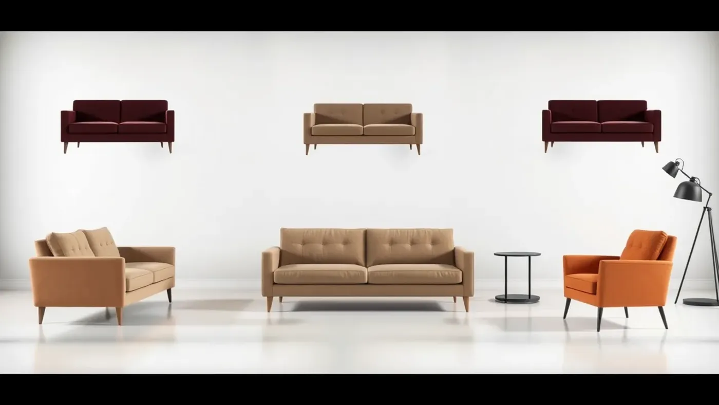 các kiểu sofa băng góc module và ghế đơn