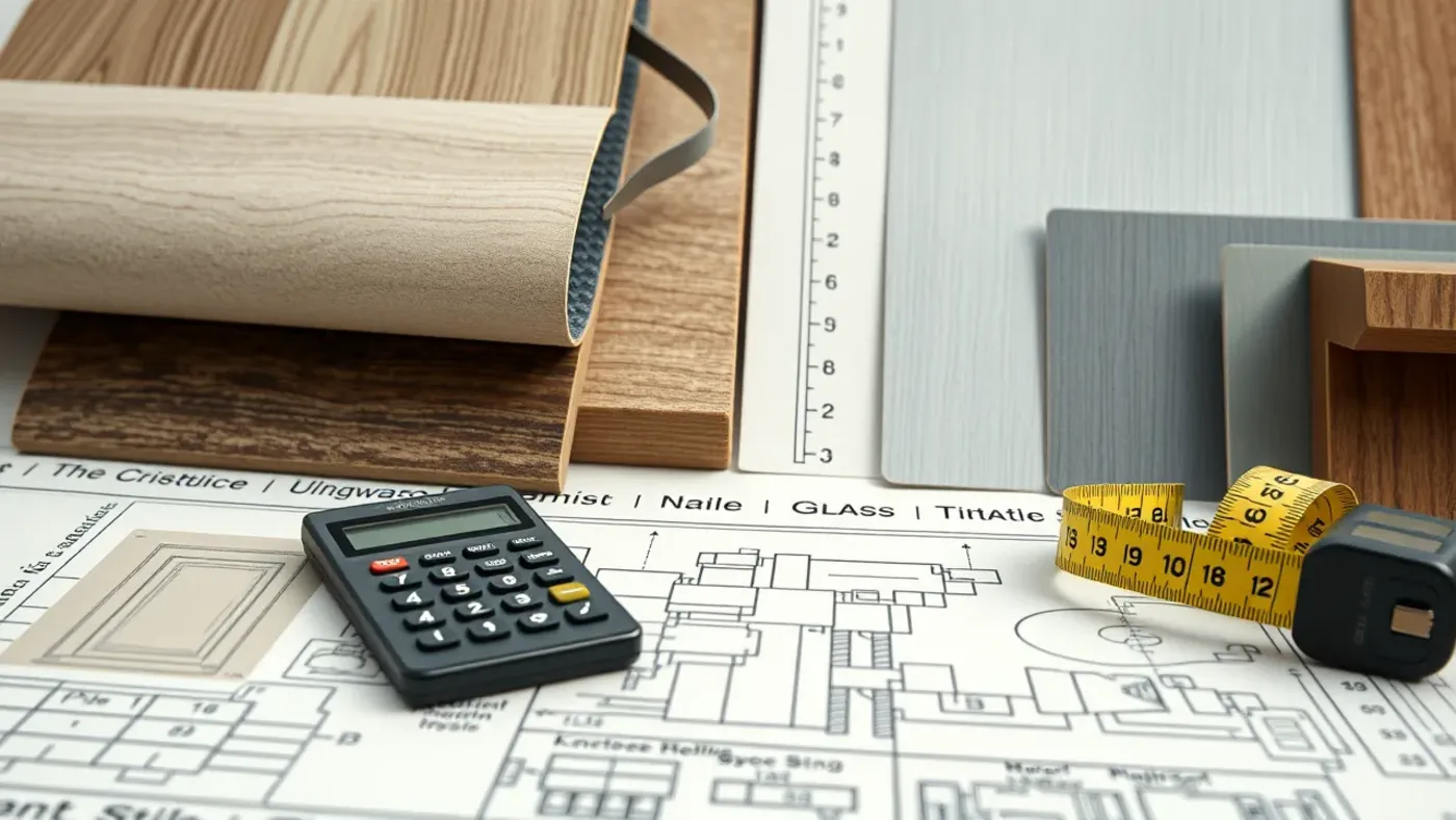 hồ sơ kỹ thuật và mẫu vật liệu nội thất